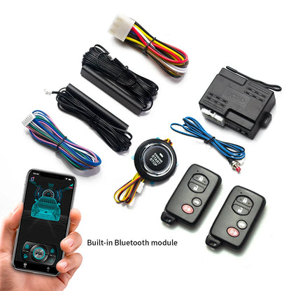 Universal Modified PKE Keyless Entry Start System One Touch Start Stop Button Bluetooth APP Remote Control for Toyota remote con