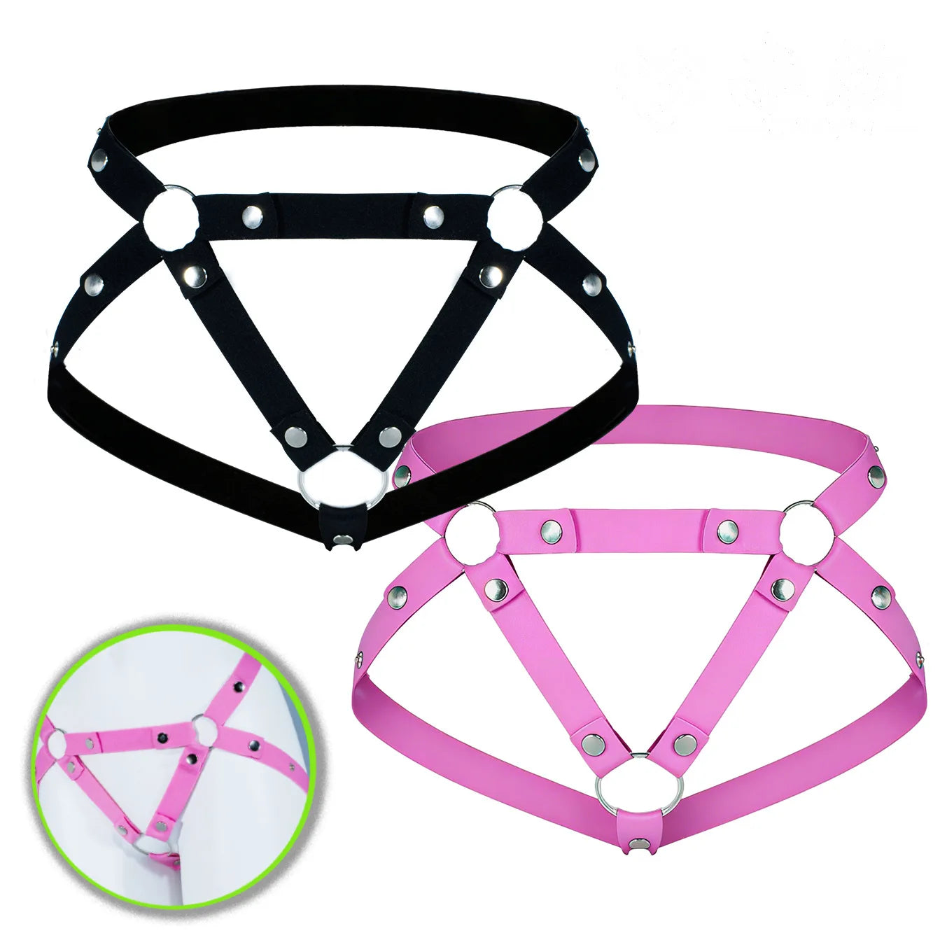 JS Multi Style Elastic Band Auxiliary Chastity Belt For Male Chastity Cage Lock Underwear Harness Scrotum Ring Sex Toys Men