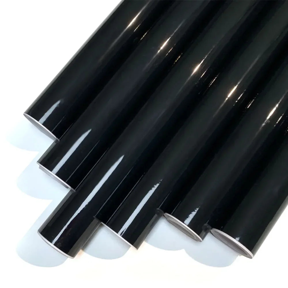 Car Stickers Black Carbon Fiber Vinyl Wrap Film 150*50cm Gloss Carbon Fiber Motorcycle Wrap Waterproof Film for Cars Accessories