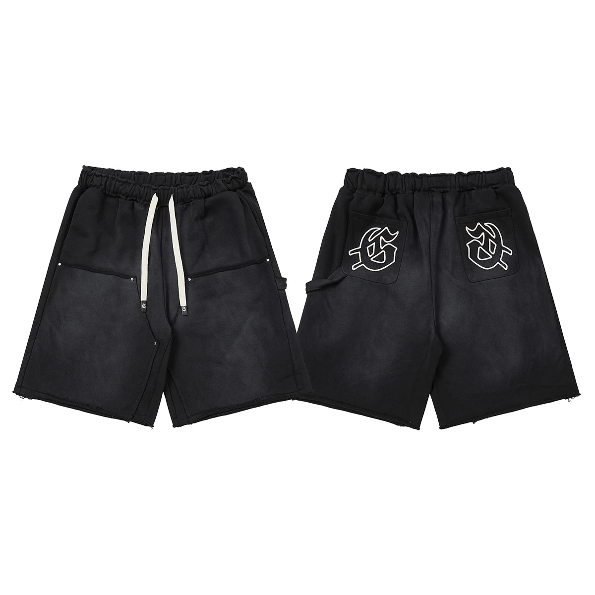 New Arrival GOD High Street SPEED Men's Shorts Embroidered Loose Street Casual Shorts Beach Shorts Fast Delivery
