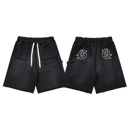 New Arrival GOD High Street SPEED Men's Shorts Embroidered Loose Street Casual Shorts Beach Shorts Fast Delivery