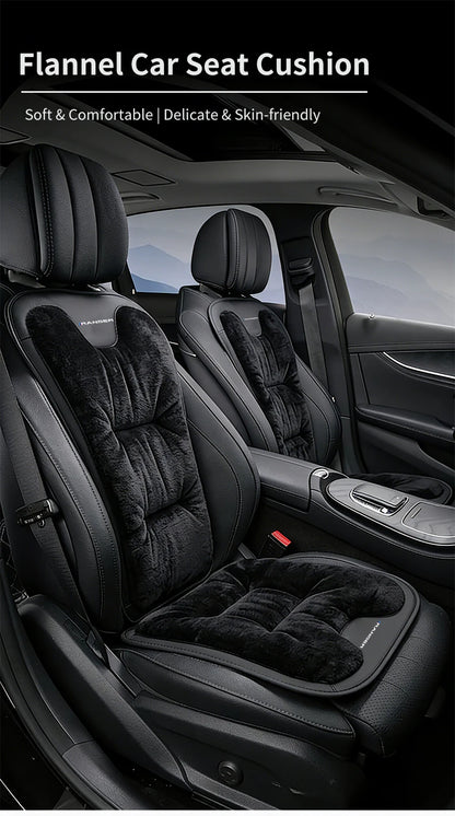 Car Seat Cushion For Ford Ranger T9 T7 T1 Raptor Warm Flannel Thick Plush Universal Rear Seat Backrest Protector Cover