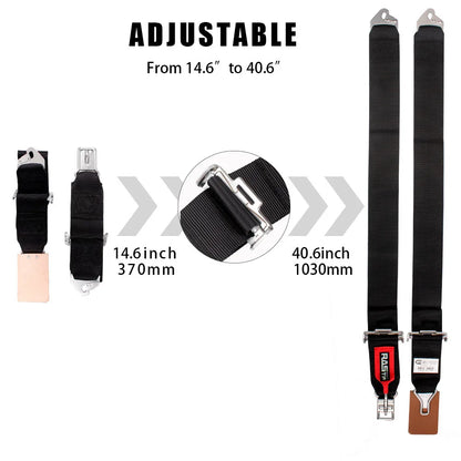 Cross-border car modification supplies, bumper car racing belt, two-point kart simple seat belt