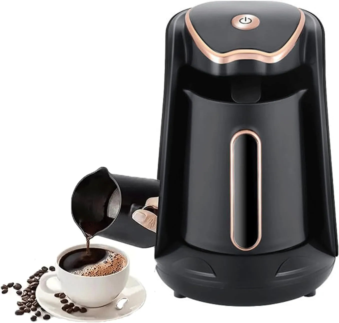 600W Electric Turkish Greek Coffee Maker Home Boiled Coffee Kettle Brew Espresso