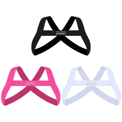 Chest Straps Men's Sexy Elastic Breast Belt Chest Bondage Muscle High Stretch Shoulder Straps Sports Fitness Club Party Costume
