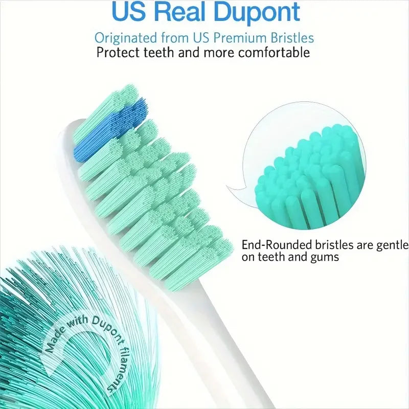 4/8pcs Replacement Toothbrush Heads for Philip Sonicare Electric Toothbrush Brush Head 1100 2100 4100 5100 5300 6100 7500