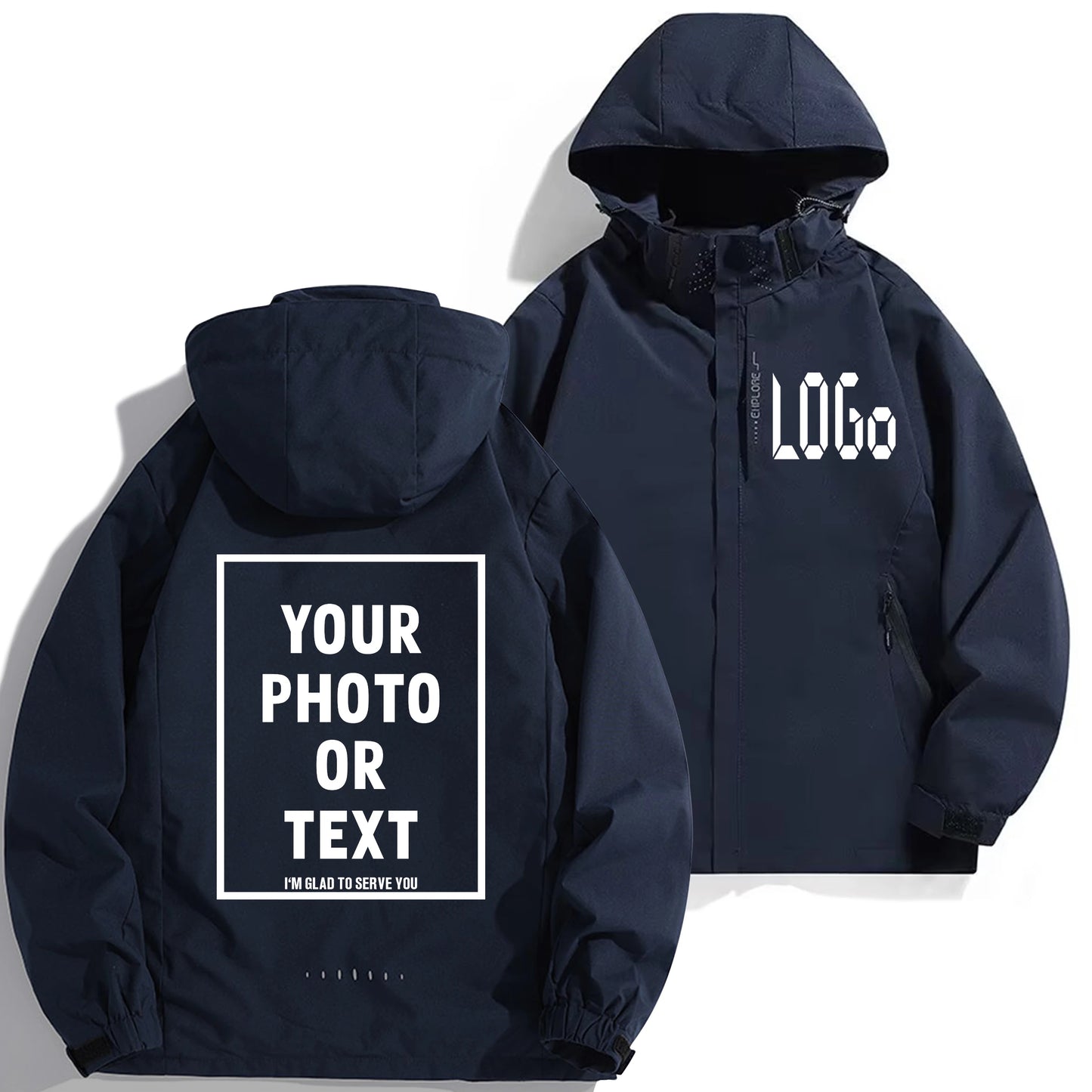 2025 New Fashion Jacket - Your Own Design Brand Logo/Customized Images Everywhere - DIY Thin Sunscreen Jacket for Men and Women