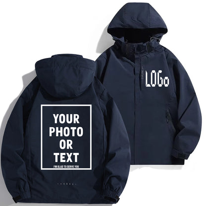 2025 New Fashion Jacket - Your Own Design Brand Logo/Customized Images Everywhere - DIY Thin Sunscreen Jacket for Men and Women