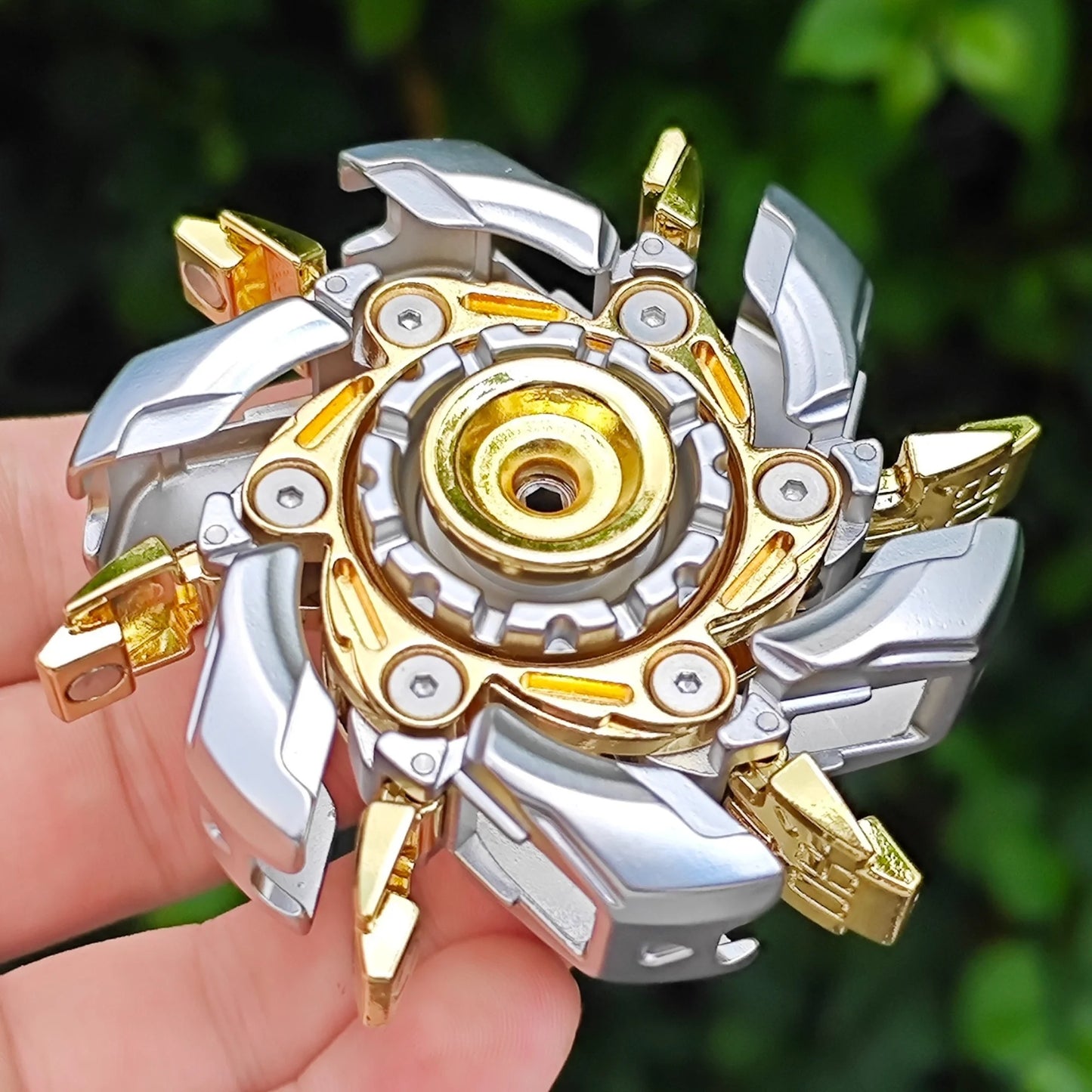 EDC Fidget Sliders Fidget Toys Stress Relief For Adults Magnetic Metal Fidgety Mood Buster Open Armor Spinning TopFidget Toys