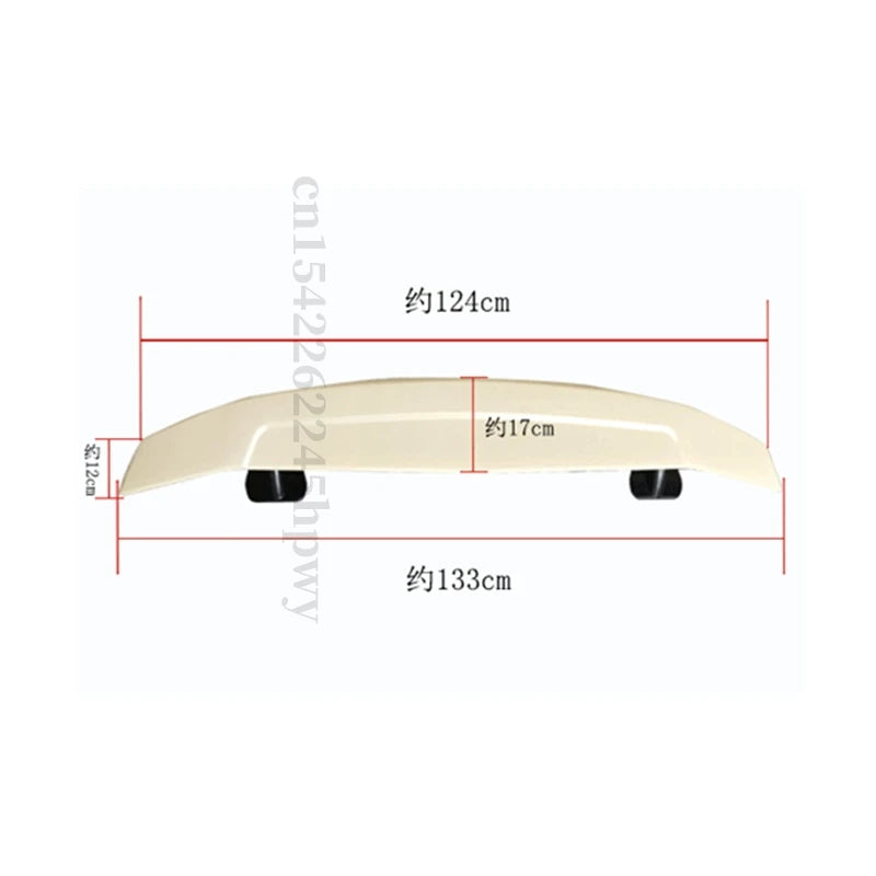 For Honda Civic Spoiler 2016 2017 2018 2019 2020 GT Style Car Decoration Rear Roof Tail Wing ABS Plastic Spoiler 4Door Painted