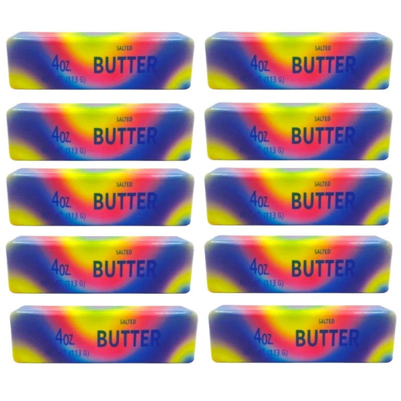 Soft Butter Stick Squeeze Slow Rise Stress Relief Toy Yellow Cheese Stick Fidget Toy Children's Squeeze Ball Birthday Gift