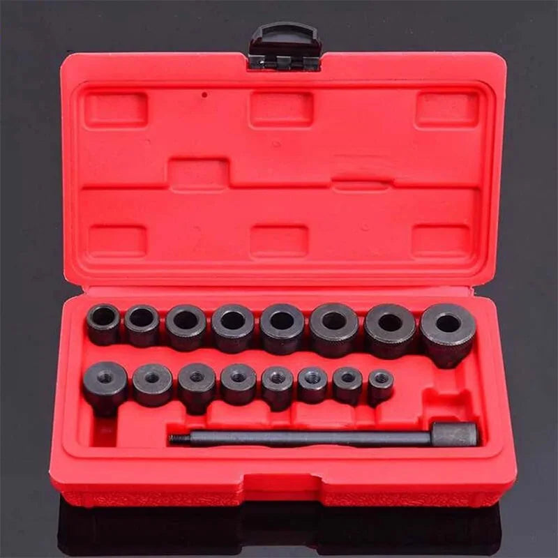 17Pcs Clutch Aligning Kit Flywheel Pilot Hole Clutch Drive Plate Alignment Tool for Centered Accurate Installation Repair