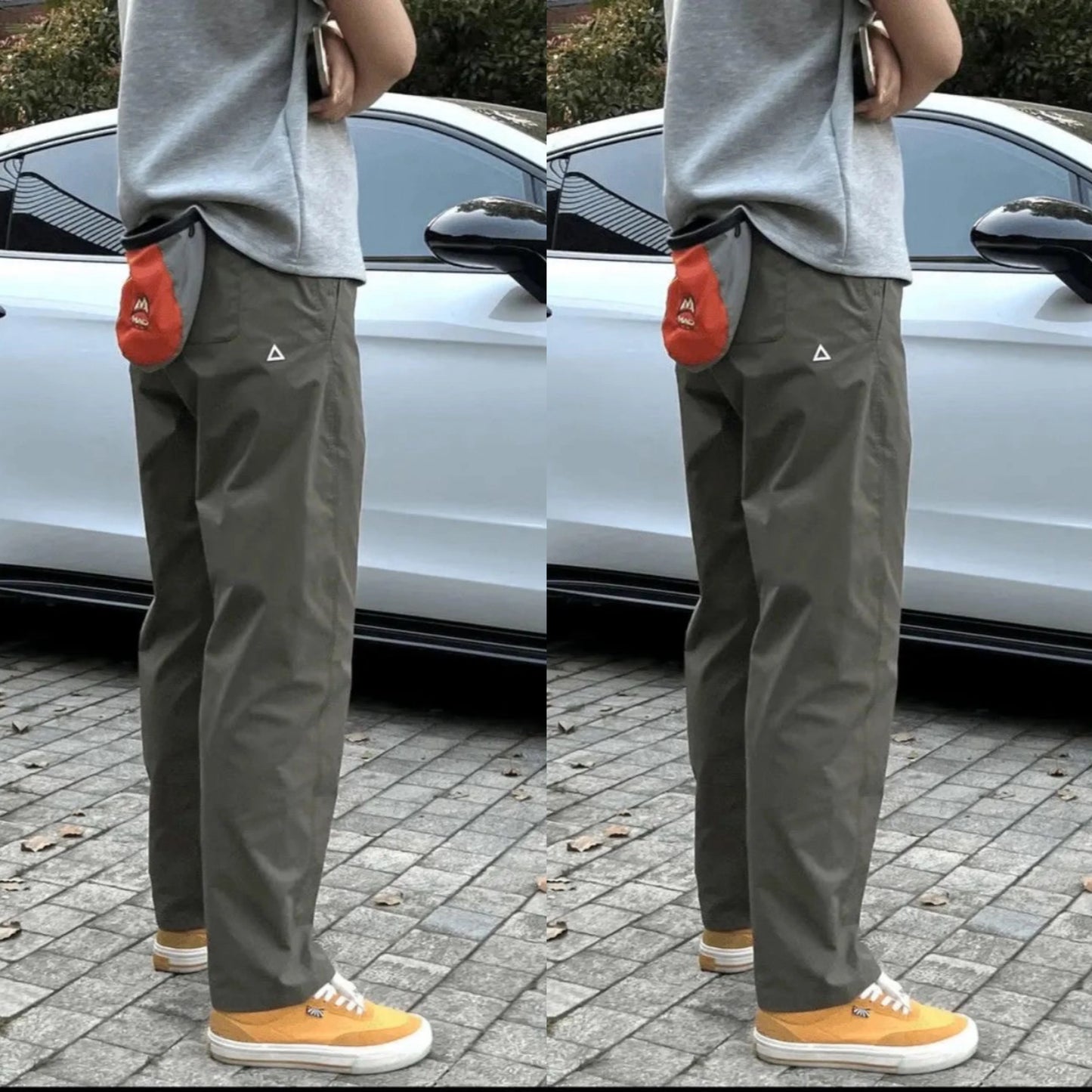 Quick Dry Straight Leg Thin Work Trousers for Men Summer Outdoor Hiking Mountain Climbing Windproof Pants Casual Fashion