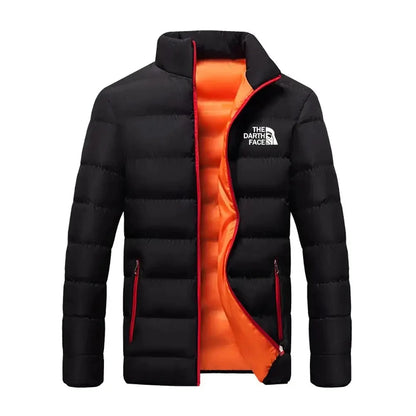 2024 Men's Cotton Clothing Fashion Brand Jacket Sports Bicycle Printed Street Warm Business Casual Top New Style