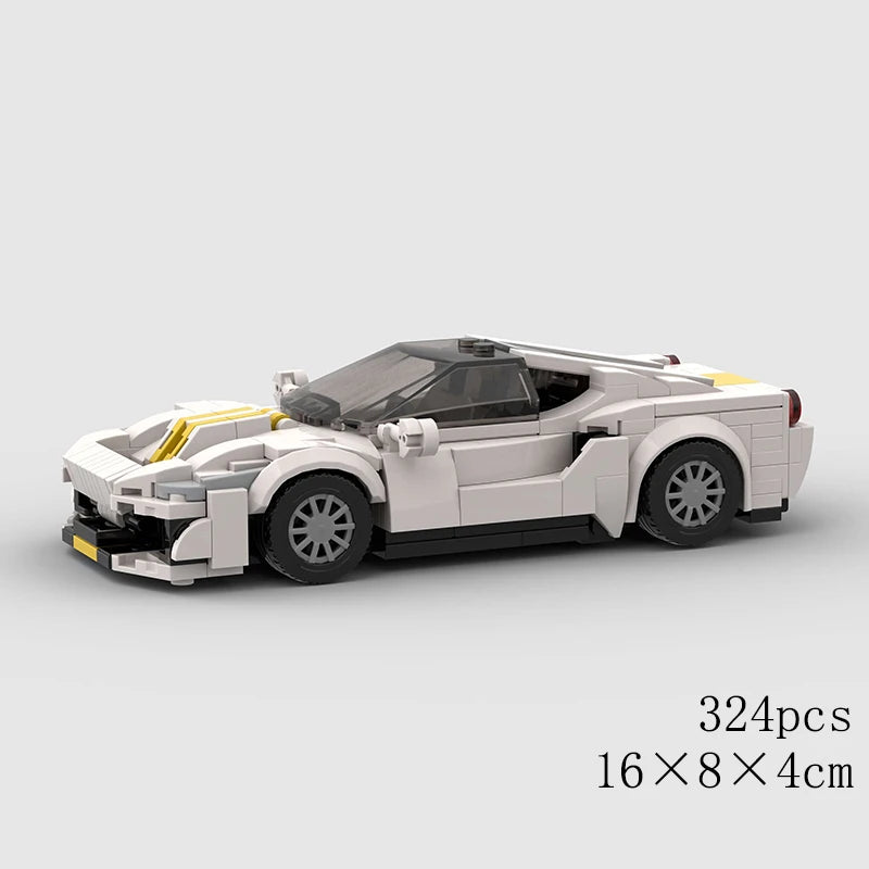 MOC Speed Car Miata MX-5 NA M3 Super Race Sport Vehicle Model Building Block Technical Racing Brick Toy Christmas Gift City