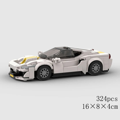 MOC Speed Car Miata MX-5 NA M3 Super Race Sport Vehicle Model Building Block Technical Racing Brick Toy Christmas Gift City