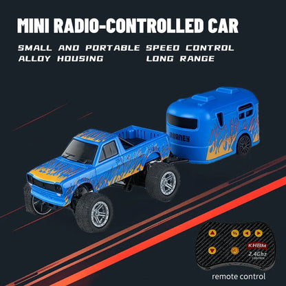 Top RC Car MINI Alloy 1/64 Remote Control Car Convenient to Carry 60 Minutes of Work Time Children's Gifts Electronic Toys