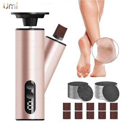 Electric Foot Sandpaper Rechargeable Foot File for Heels Grinding Pedicure Tools Foot Care Tool Dead Hard Skin Callus Remover