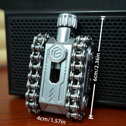 Portable Tank-Shaped Finger-Top Spinner, Stress-Relieving Desk-Top Moving Toy, Something to Play With Anytime and a Nice Gift