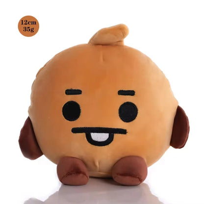 Hot BTed 21Plush Toys Kawaii Mini Keychain Anime Pendant Ornament for Kids 12-22cm Bt Peripherals Soft Stuffed Animals Doll Gift