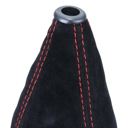 Universal Suede Leather Car Gear Shift Collars Flocking Auto Car Manual Stick Shifter Knob Gear Shift Boot Cover Gaiter