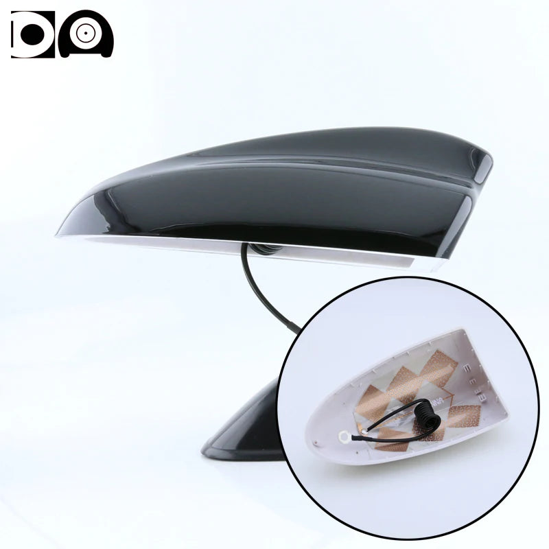 Universal Super Shark Fin Antenna Special Car Radio Aerials Piano Paint Stronger Signal For Ford Kuga Flex Territory Ecosport