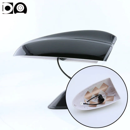 Universal Super Shark Fin Antenna Special Car Radio Aerials Piano Paint Stronger Signal For Ford Kuga Flex Territory Ecosport