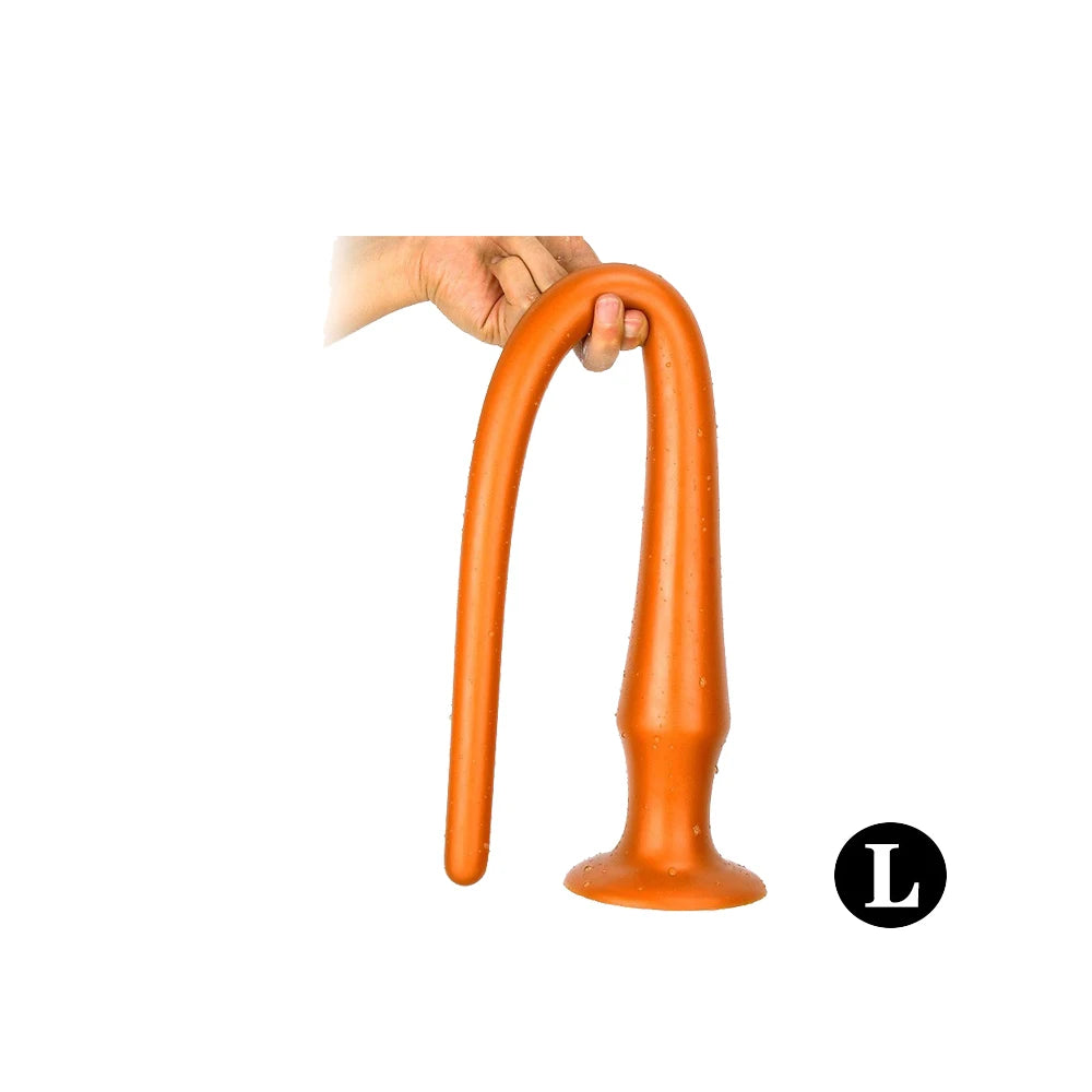 30-60CM Liquid Silicone Scale Anal Strip Butt Plug Dildo Stimulate Anus Vagina Soft Anal Dilator Couple Sex Toys For Women Men