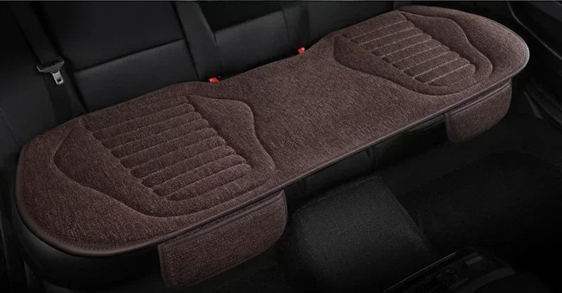 Universal Linen Car Seat Cover Four Season Auto Flax Comfortable Breathable Anti-Slip Covers Cushion SUV Car Seat Protection