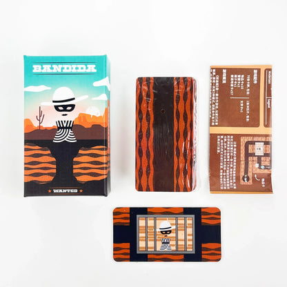 2026 Hot Bandido Bandida Board Game 1-4 Players Strategy Puzzle Card Game For Kids & Adults Party Family Fun Strategy Game