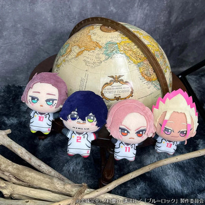 Anime Blue Lock Vol.9 Vol.10 Rin Itou Bachira Meguru Cosplay Plush Doll Fluffy Maumet Pendant Toys Gifts