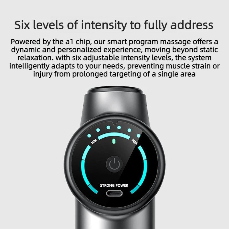 99 Speed Professional Muscle Massage Gun Massager for Neck and Back, Drop Shipping Fitness Equipment