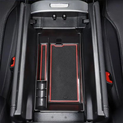 Weizhida For Mercedes Benz C Class W206 2022-2025 ABS Car Central Control Armrest Box Storage Box Cell Phone Box Car Accessories