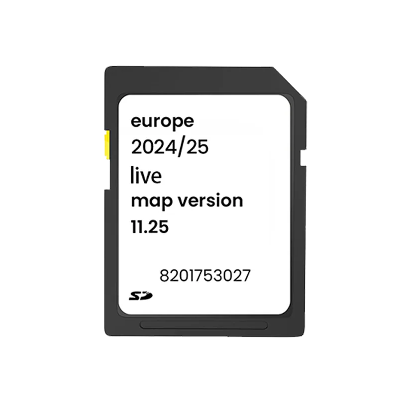 UPDATED MAPS SD CARD SAT NAV SD CARD FOR RENAULT CARMINAT LIVE VERSION 11.25 2024/2025 SPEEDCAM GPS SD CARD NEW