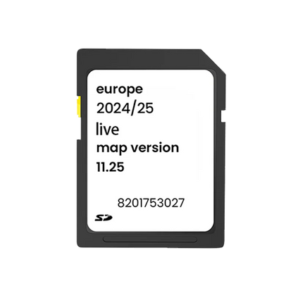 UPDATED MAPS SD CARD SAT NAV SD CARD FOR RENAULT CARMINAT LIVE VERSION 11.25 2024/2025 SPEEDCAM GPS SD CARD NEW