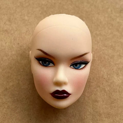 Poppy Good Makeup Head With Beige Yoga Slim Doll Body 1/6 Doll Figures Collective Toys Colorful Hair Doll Heads