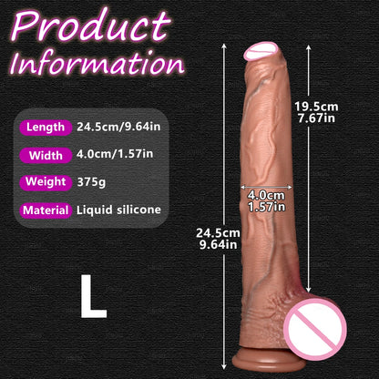 Realistic 5 Sizes Big Dildo Silicone Suction Cup Huge Penis Couples Masturbation Soft Cock Woman Man Anal Adult Sex Toy