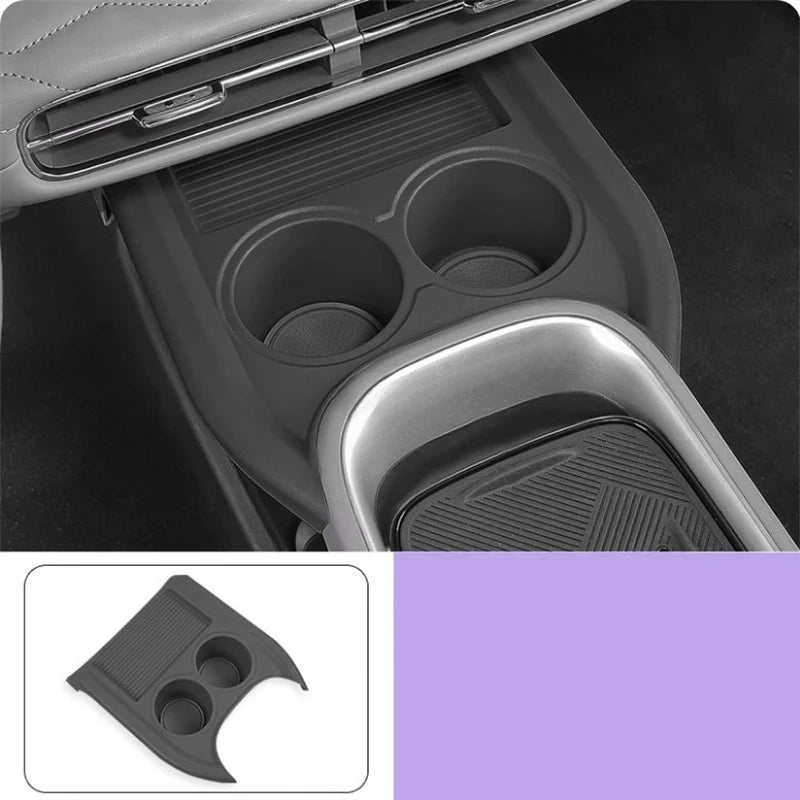 Car Style Storage Box Tray Pad Fit For Dongfeng Nammi 01/Box 2024 + Central Console Water Cup Holder Organizer Cover Accessories