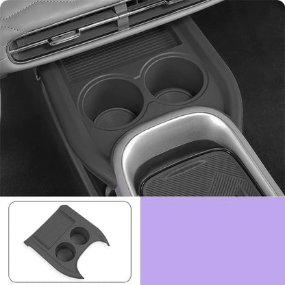 Car Style Storage Box Tray Pad Fit For Dongfeng Nammi 01/Box 2024 + Central Console Water Cup Holder Organizer Cover Accessories