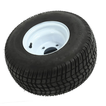 18x8.50‑8 Golf Cart Tires Rubber Better Handling Golf Cart Tire and Wheel Assembly Replacement for E‑Z‑GO Golf Carts
