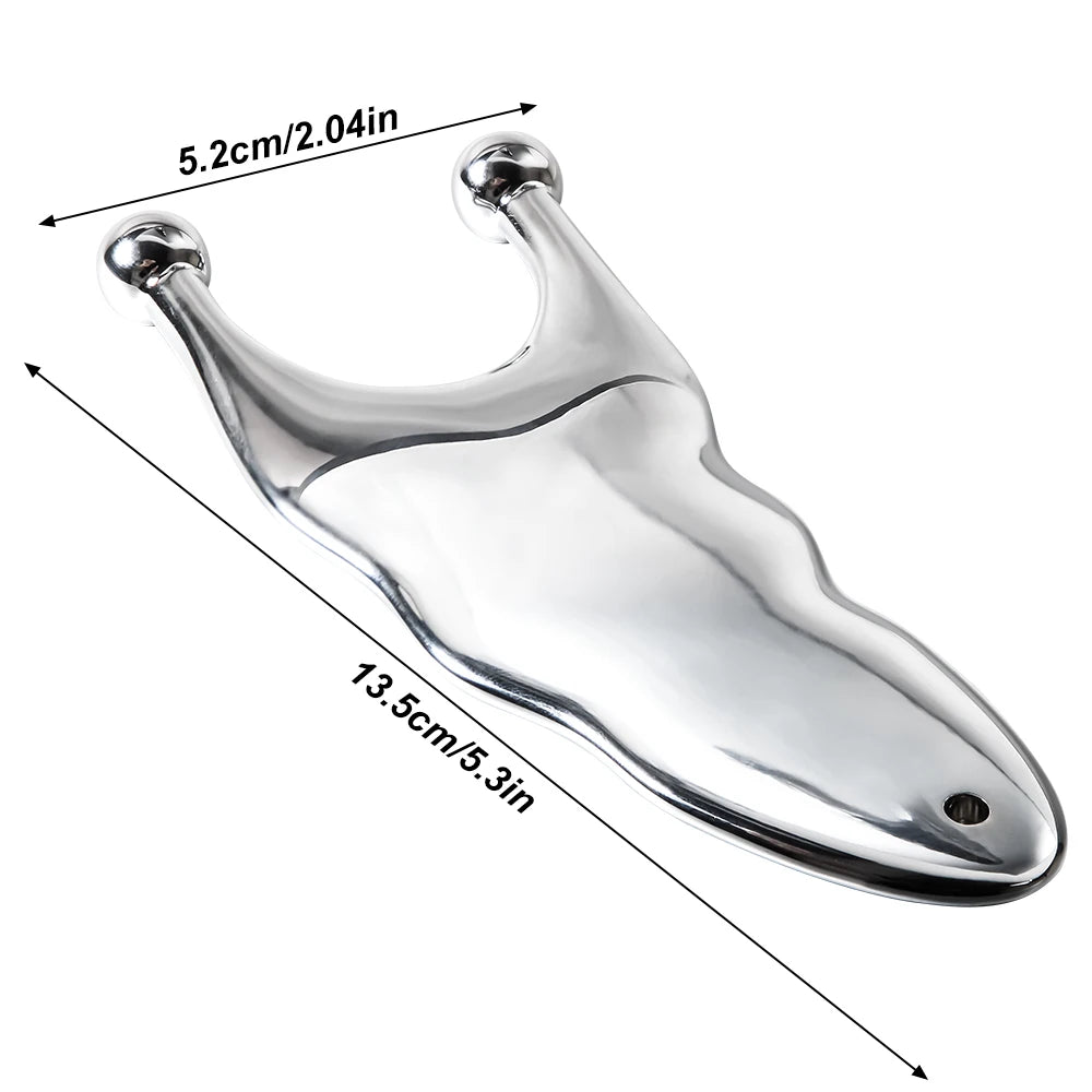 1PC Stainless Steel Muscle Scraper Massage Tool Gua Sha iastm for Deep Tissue Scraping for Myofascial Release,Muscle Pain Relief