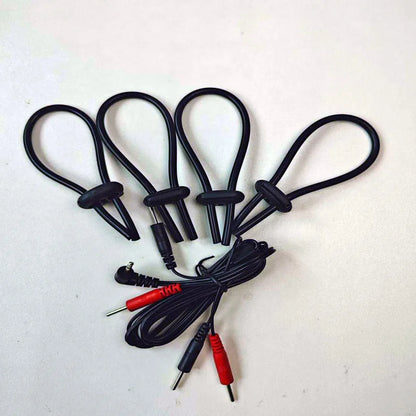Electroshock Defensa E stim Host Electric Shock Penis Plug Cockring Chastity Cage Anal Plug Nipple Clamp E-stim Bdsm Toy for Sex