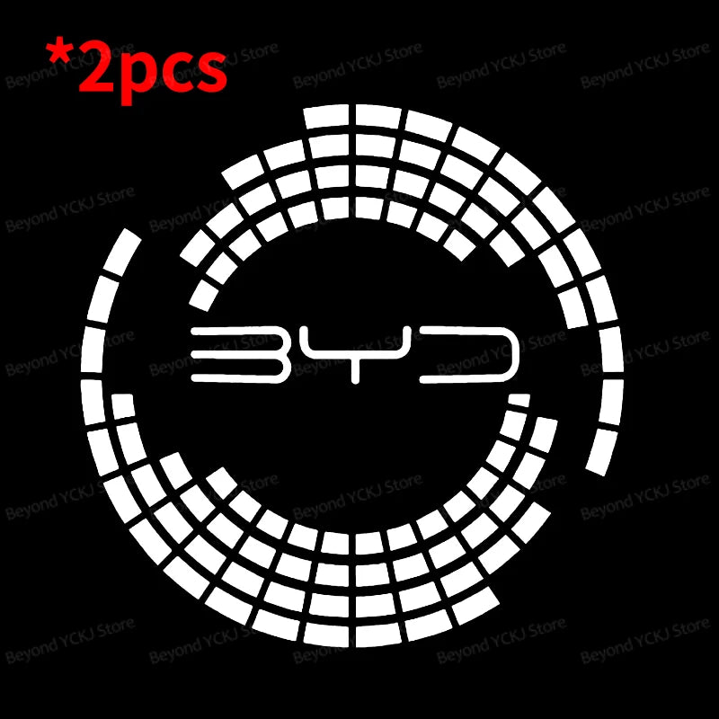 2Pcs Car Door LED Welcome Light For BYD Shark 6 2024-2026 Laser High-definition Projection Letter Ghost Shadow Lamp Night Lights