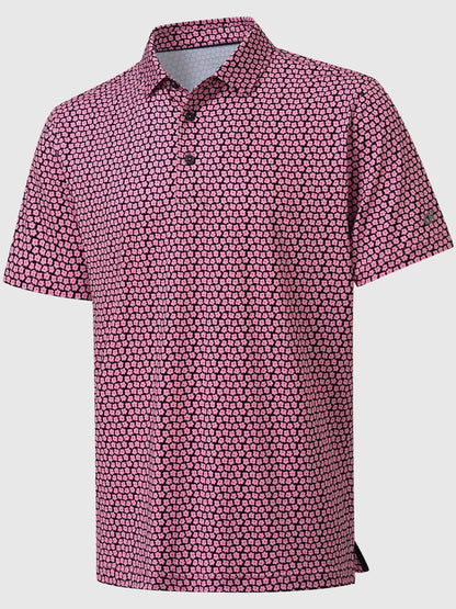 Mens Golf Polo Shirts Short Sleeve Dry Fit Golf Shirts for Men Casual Shirts for Outdoor Sports Athletic Polos