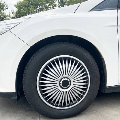 4pcs hub caps suitable for cars with 16-inch iron wheels, made of PP plastic, can be used to decorate the appearance of car whee
