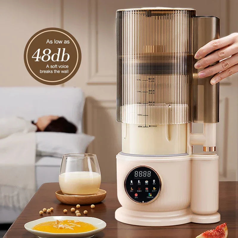 Smart Blender Soya Bean Milk Maker Electric Juicer Soybean Milk Machine Wall Breaker Rice Paste Kitchen Breakfast Maker