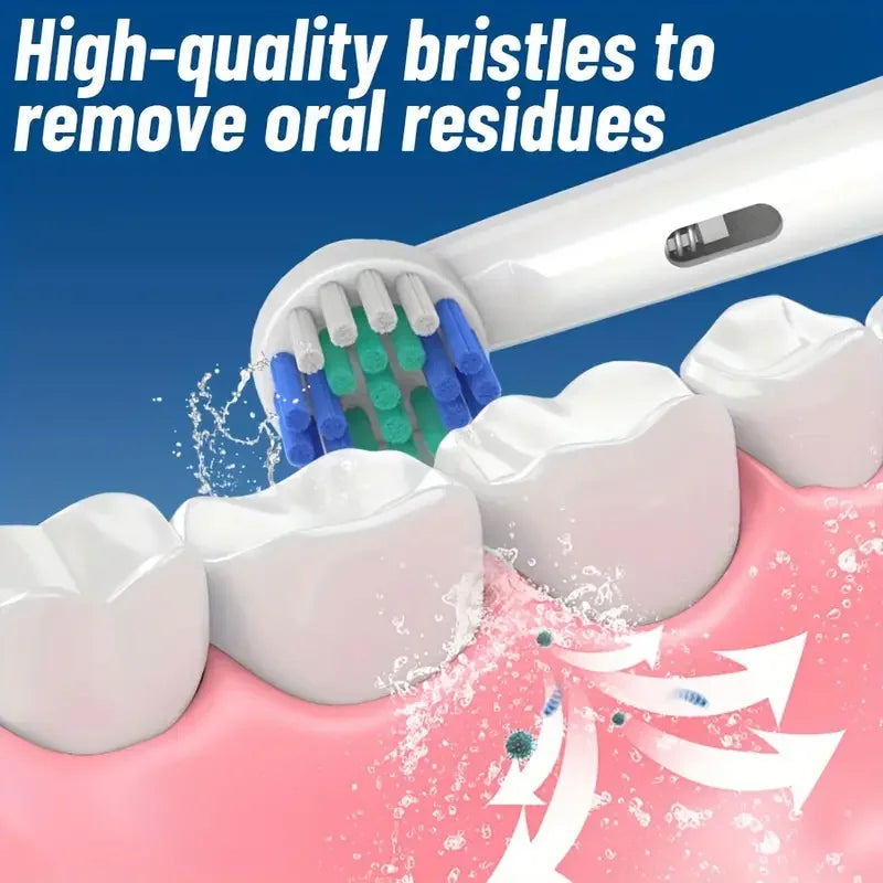 24pcs Pcs Electric Toothbrush Replacement Head Soft Dupont Bristle Tooth Brush Heads For Oral B Toothbrush Nozzles SB-17A