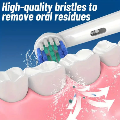 24pcs Pcs Electric Toothbrush Replacement Head Soft Dupont Bristle Tooth Brush Heads For Oral B Toothbrush Nozzles SB-17A
