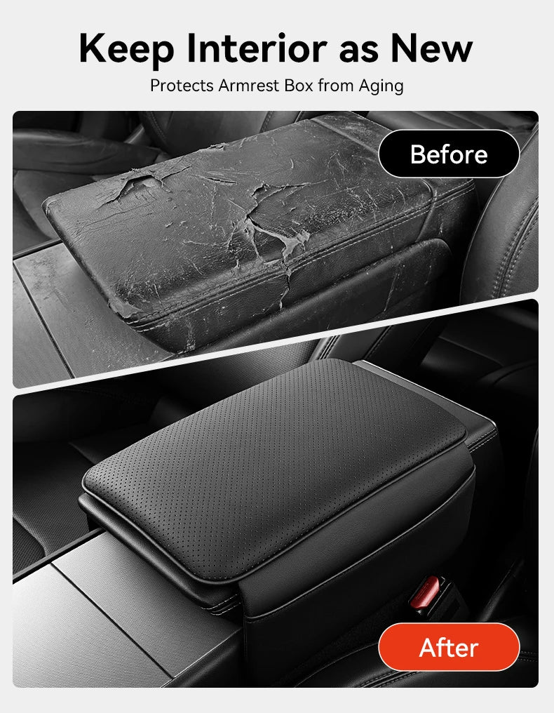 YZ For Tesla Model 3 Y YL Juniper Highland Armrest Pad Soft Case Center Console Box Cover Aanti-scratch 2026 Accessories