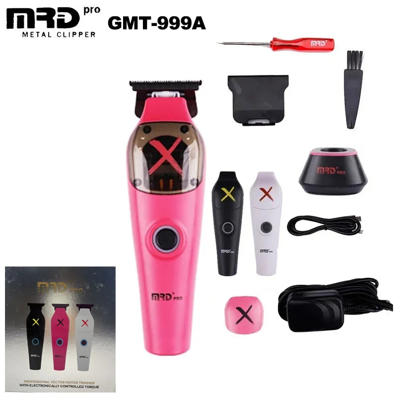 HC-90-4 MRD Smart Brain Hair Clipper Men's Professional Full Metal Lift Height Torque Digital Brushless Motor Cordless Trimmer